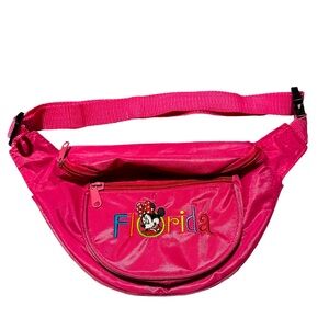 90s Florida MINNIE MOUSE pink Fanny Pack